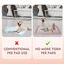 Nobleza - Bandeja de Entrenamiento WC para Perros, Soporte para Almohadilla para Mascotas, Inodoro de Plástico con Poste Extraíble para Perros y Gatos, Color Marrón, Talla S, (60,5 * 39,5) cm, , large indicador imagen numero 5