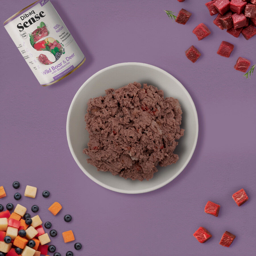 380 g Dibaq Sense Lata Grain Free Ciervo y Jabal&iacute; para perro, , large Imagen numero 3