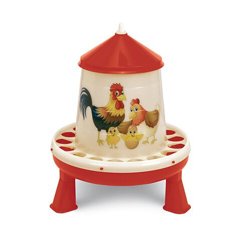 Tolva Plastico Aves 4 Kg. Con Patas - Happy Range, , large Imagen numero 2