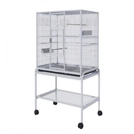 StrongCages Voladero ECO blanca para pájaros