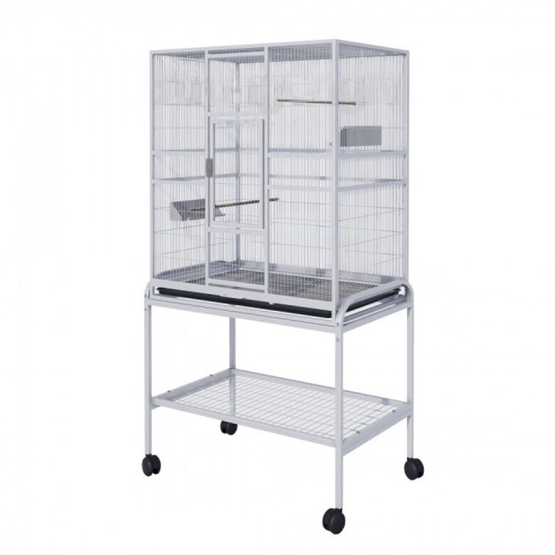 StrongCages Voladero ECO blanca para pájaros