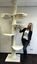 Rascador Maine Coon Tower para gatos color Cream, , large indicador imagen numero 2