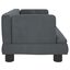 vidaXL Cama para perros de terciopelo gris oscuro 80x45x30 cm, , large indicador imagen numero 8