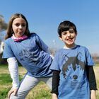 Camiseta niño/a lobo color Blanco, , large image number null