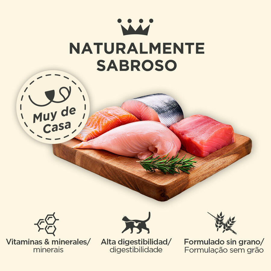 Criadores Multipack de Pollo y Pescado en lata para gatos thumbnail