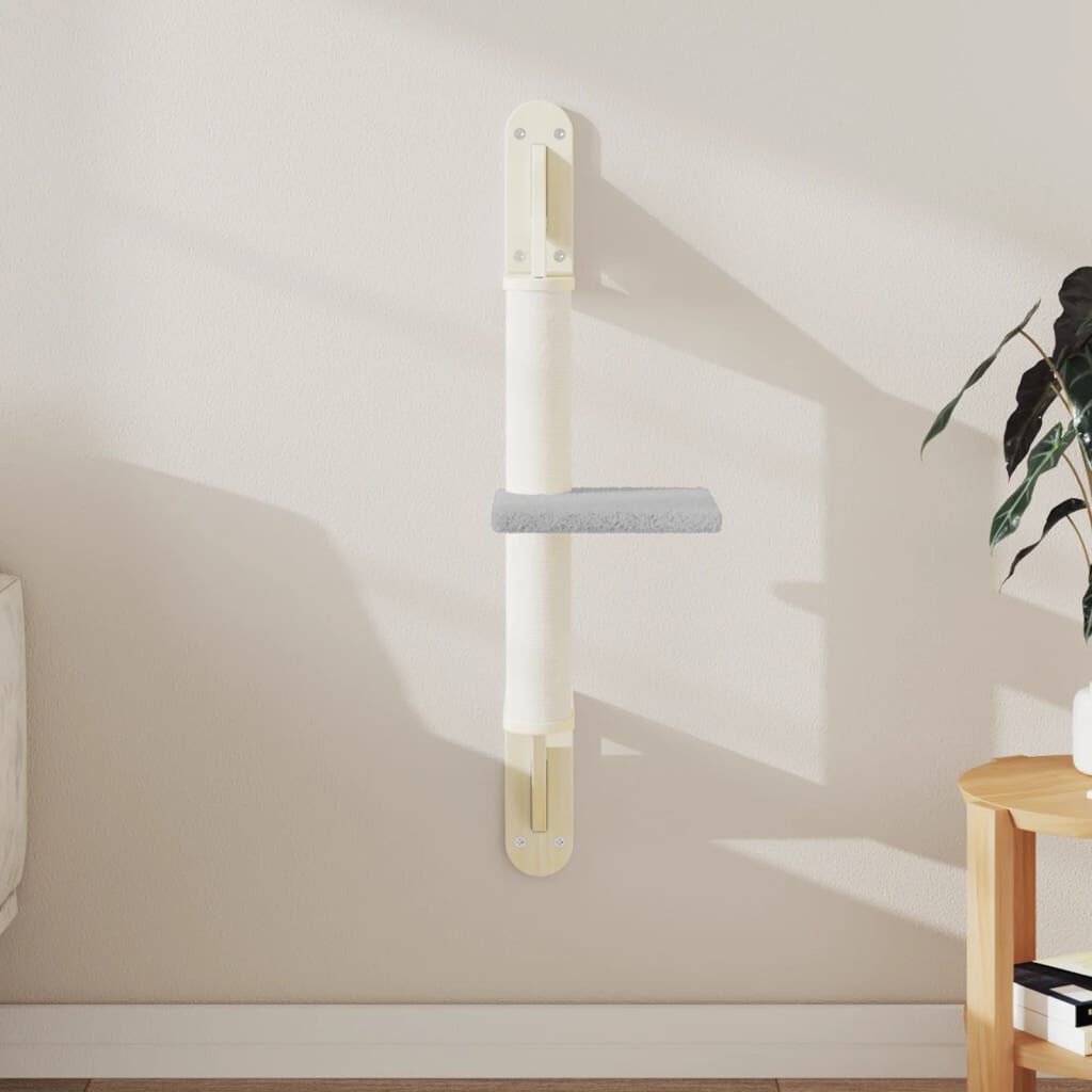 vidaXL Árbol rascador gris claro para Gatos thumbnail