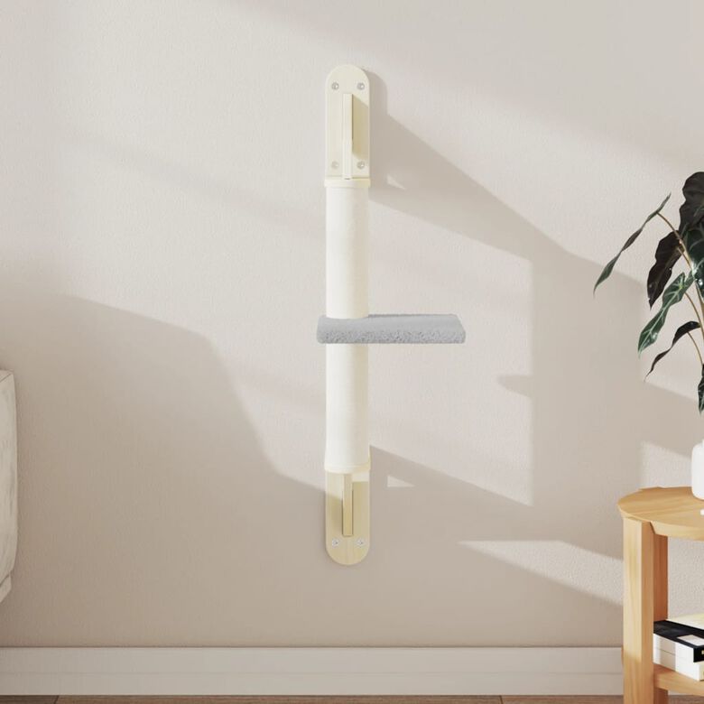 vidaXL Árbol rascador gris claro para Gatos thumbnail