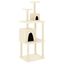 VidaXL Rascador para gatos con postes de sisal color crema 167 cm, , large indicador imagen numero 1