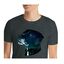 Mascochula camiseta hombre noche estrellada personalizada con tu mascota gris oscuro, , large indicador imagen numero 1
