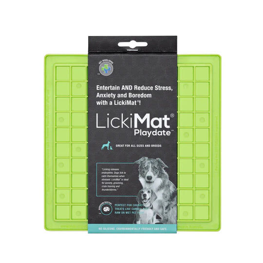 Comedero LickiMat Playdate Classic Verde para perro, , large Imagen numero 1