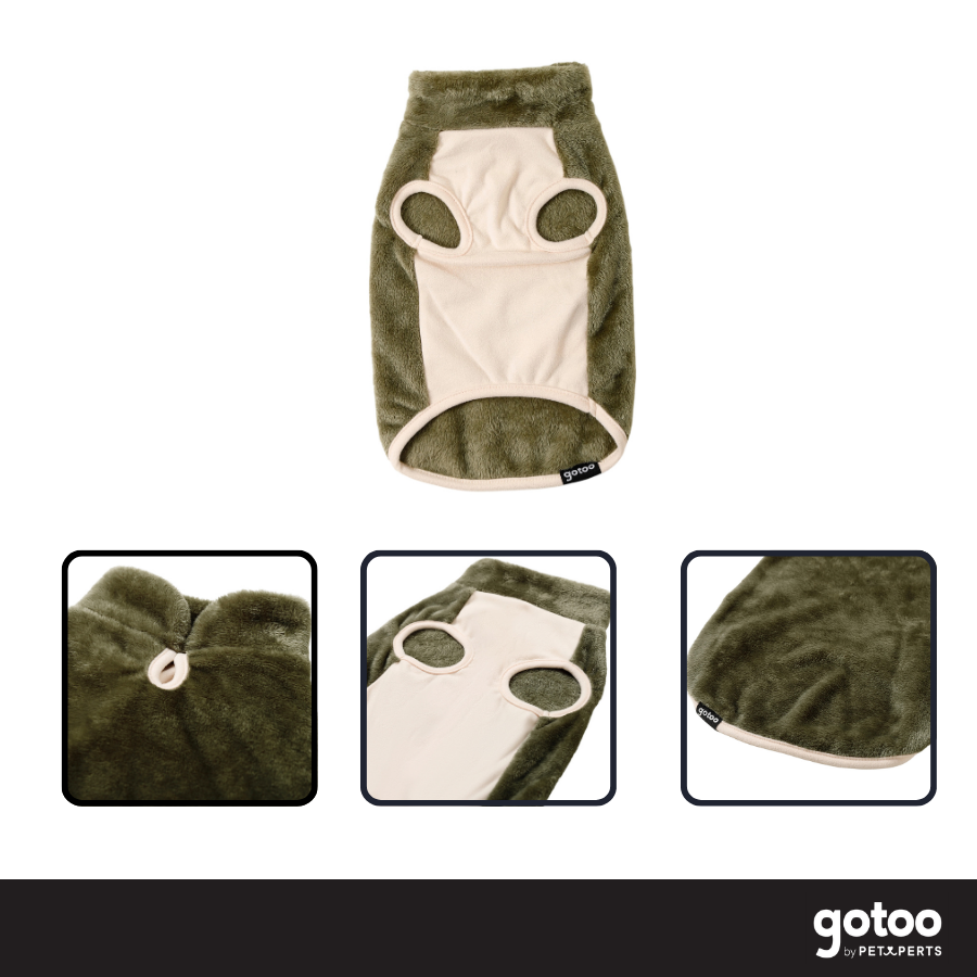 Gotoo Jersey Polar Verde para perros, , large Imagen numero 3