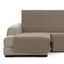Vipalia Protector Funda Chaise Longue Lisa. Cubresofa Chenilla. Diseño Elite. Color Vison. Chaise Largo Izquierda, , large indicador imagen numero 1
