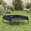 vidaXL Cama elevada para perros tela oxford y acero gris antracita, , large indicador imagen numero 11