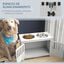 PawHut Comedero para Perro Blanco, , large indicador imagen numero 5