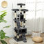 Pawhut árbol rascador con ratoncitos gris para gatos, , large indicador imagen numero 3