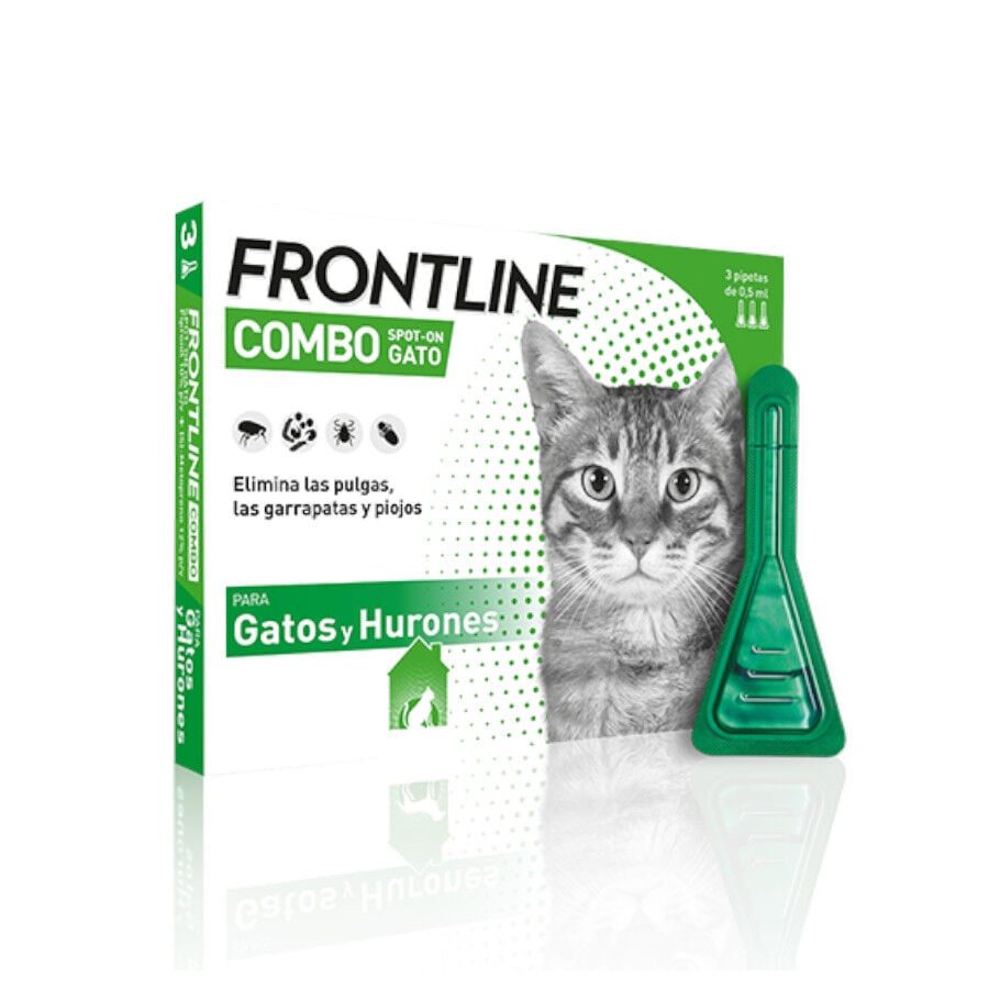 Frontline Combo Pipetas Antiparasitarias para gatos y hurones thumbnail