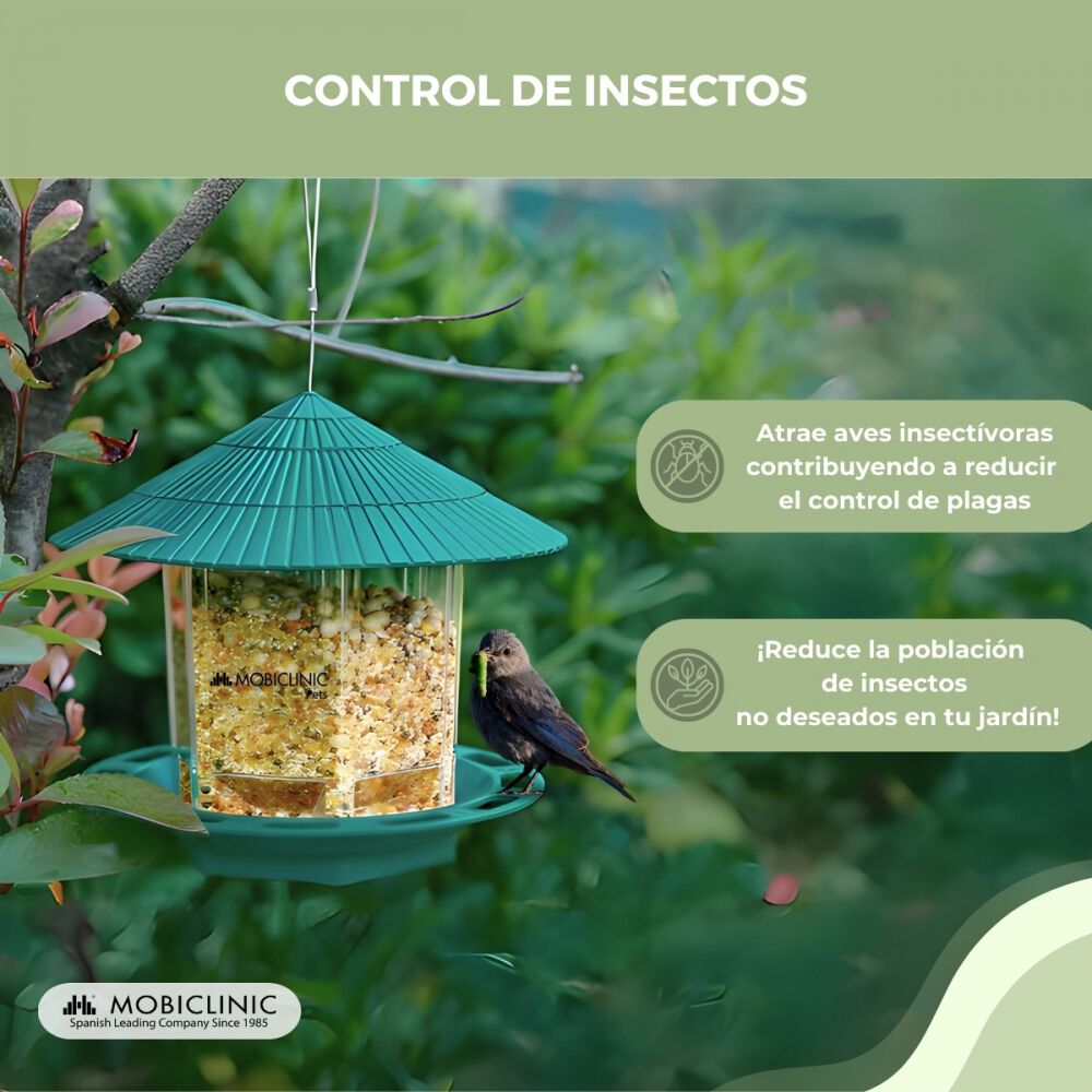 Mobiclinic Comedero para pájaros Silvestres para Aves thumbnail