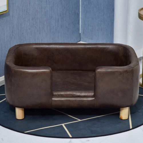 Sof&aacute; PawHut para mascotas con funda extra&iacute;ble color Marr&oacute;n, , large Imagen numero 4