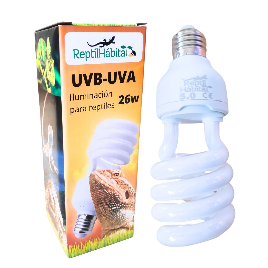 Bombilla Compacta UVB ReptilH&aacute;bitat &ndash; 5.0 y 10.0, , large Imagen numero 1