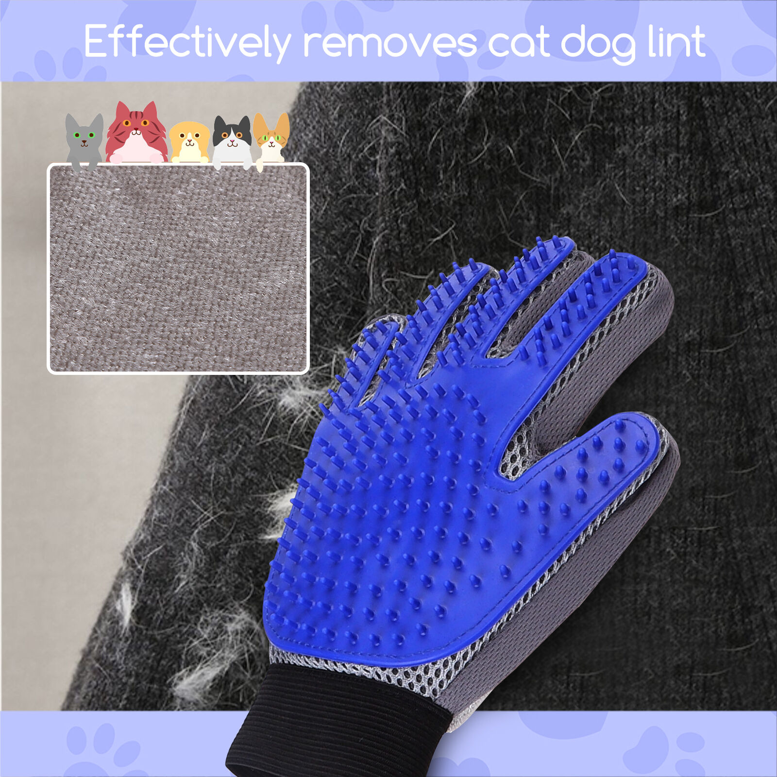 Nobleza Guantes Quita Pelos para gatos thumbnail