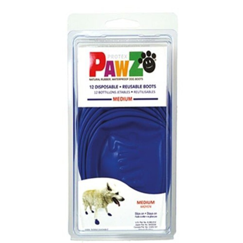 Botas de caucho natural Pawz para perro color Azul, , large image number null