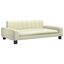 vidaXL Cama para perros de cuero sintético crema 70x45x30 cm, , large indicador imagen numero 5