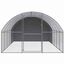 VidaXL Gallinero Exterior plateado, , large indicador imagen numero 2