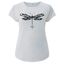 Camiseta manga corta mujer algodón libélula color Blanco, , large indicador imagen numero 1