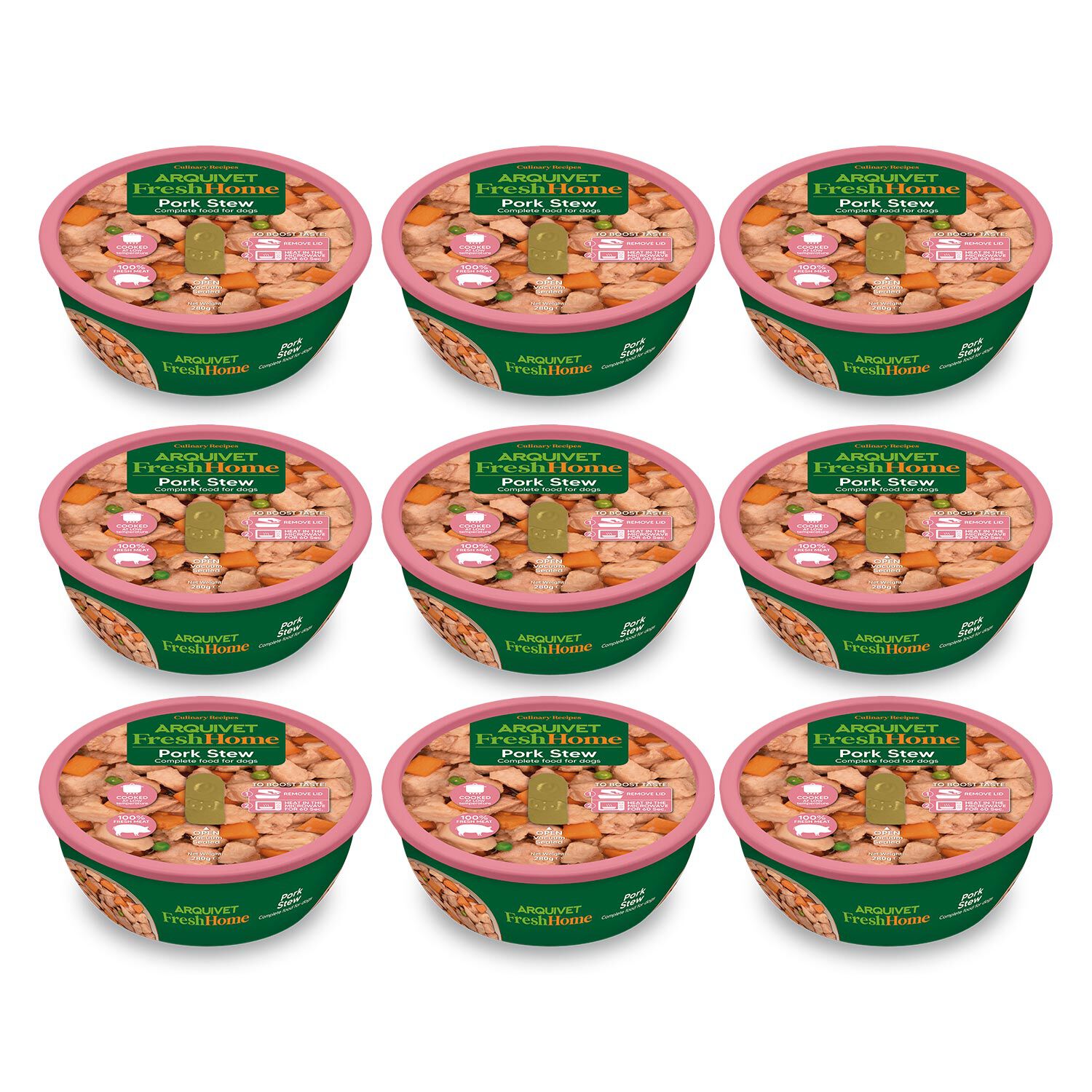 PACK 9 unidades Fresh Home pork Stew 280g thumbnail
