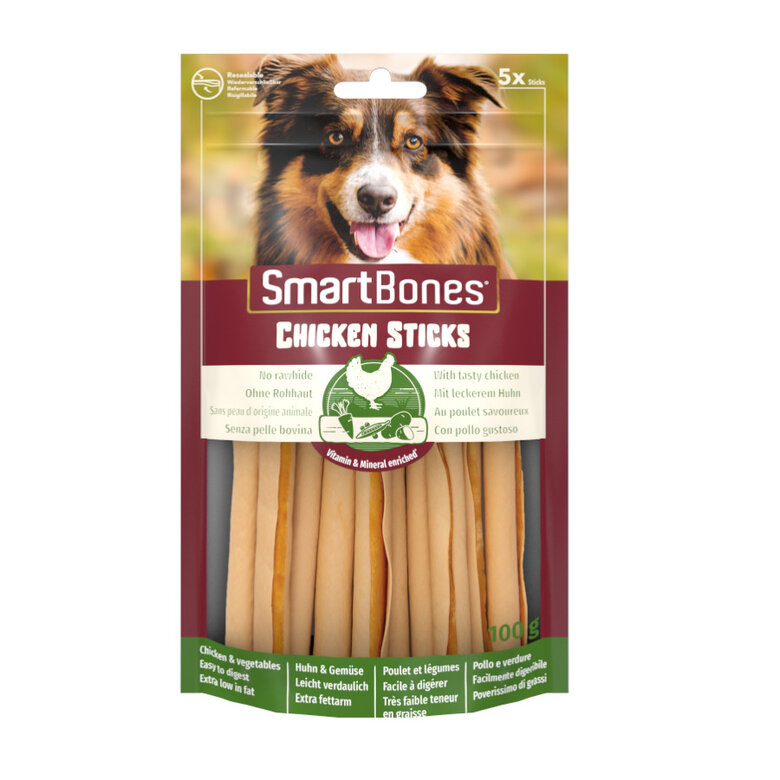 5 huesos SmartBones Barritas de Pollo para perros
