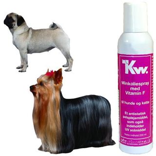 Kw Spray Abrillantador Aceite de Visón con Lanolina para perros