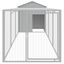 vidaXL Gallinero con corral acero galvanizado gris claro 117x609x123cm, , large indicador imagen numero 14