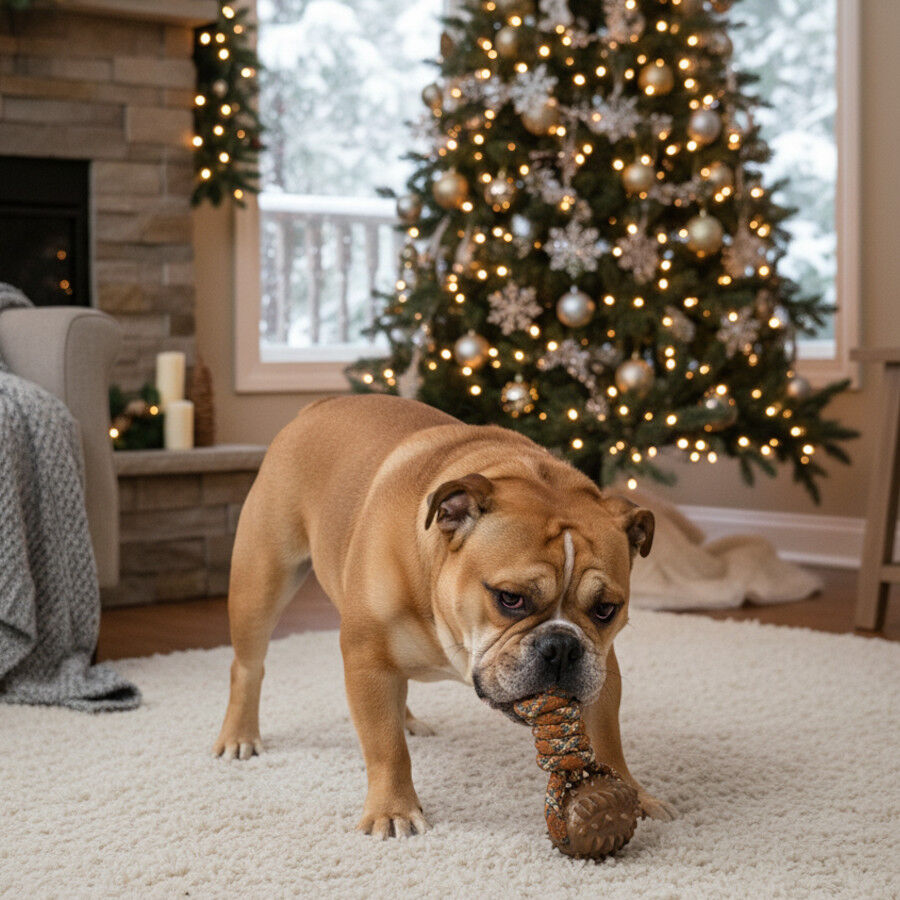 Wonder Christmas Juguete de Cuerda y Mordedor Navide&ntilde;o para perros, , large Imagen numero 3