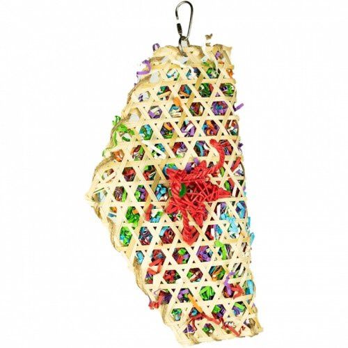 Juguete de rejilla Taco Waco para loros color Varios