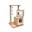 Rascador Vesper Doble para gatos color Roble, , large indicador imagen numero 1