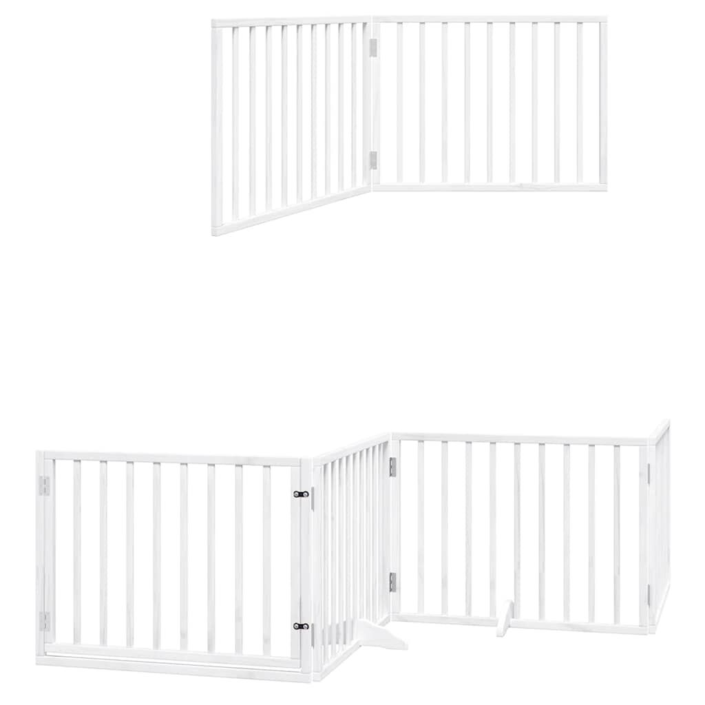 Vidaxl Puerta para Perros Plegable Paneles Puerta para Mascotas Madera de &Aacute;lamo, , large Imagen numero 9
