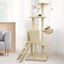 Cstore jipsy árbol rascador con 3 plataformas beige para gatos, , large indicador imagen numero 2