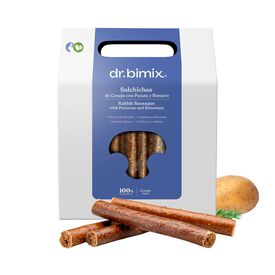 dr. bimix Barritas de 92% Conejo con Patata y Romero para Perros 500g