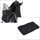 Pawhut coche plegable negro para mascotas, , large image number null