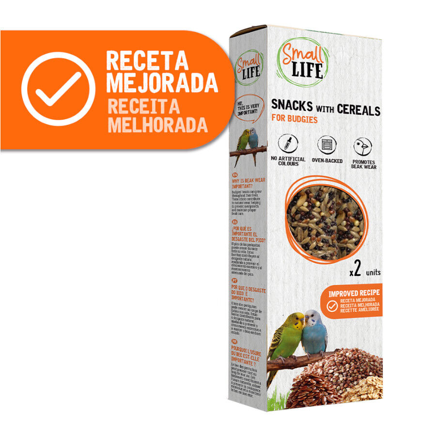 2 barritas Small Life Barritas Snack con Cereales para periquitos, , large Imagen numero 2
