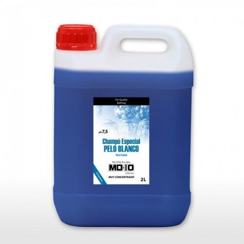 Champ&uacute; para perros pelo blanco MD-10 "Textura", , large Imagen numero 2