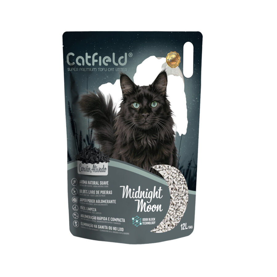 Catfield Midnight Moon Arena Tofu Natural para gatos, , large Imagen numero 1