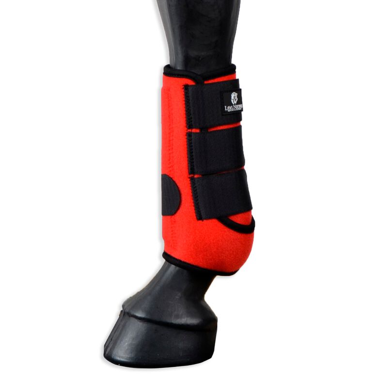 Guarnicioneria Los Nietos Protector Neopreno  Gel Memory Foam Set De Un Par Color Rojo Equipamiento Para El Caballo thumbnail