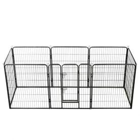 Perrera de exterior para perros color Negro