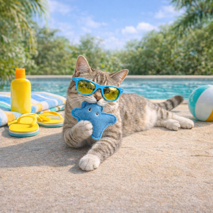 Summer Vibes Mantarraya Peluche para gatos, , large Imagen numero 1