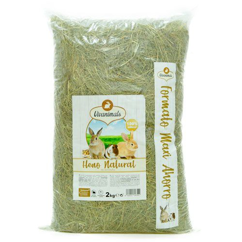 Vivanimals heno natural para conejos y roedores Imagen numero 1