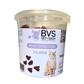 Barakaldo Vet Shop Snack Mini Corazones Salmón BVS para gatos