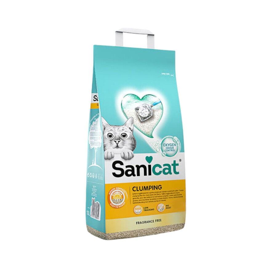 Sanicat Cumpling Arena Aglomerante sin perfume para gatos