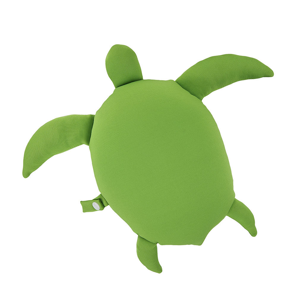 Balvi Coj&iacute;n veraniego Summer Turtle Color verde Almohada en forma de tortuga de mar Poli&eacute;ster, , large Imagen numero 1