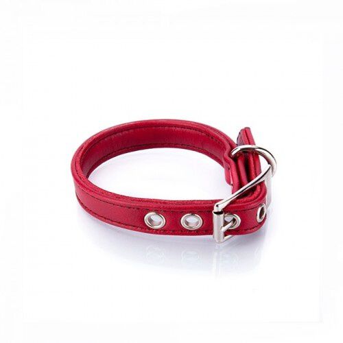 Collar de cuero vegano Pamppy especial Toy color Rojo, , large Imagen numero 1
